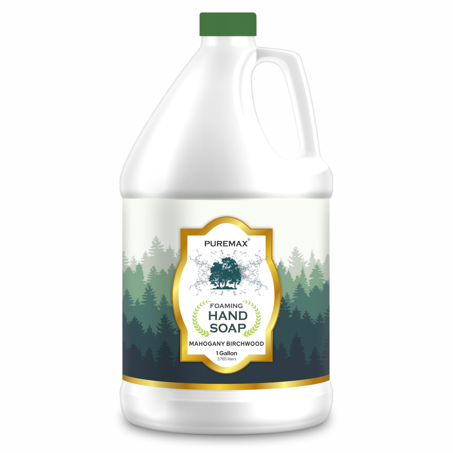 Puremax Mahogany Birchwood Foaming Hand Soap Refills 1 Gallon