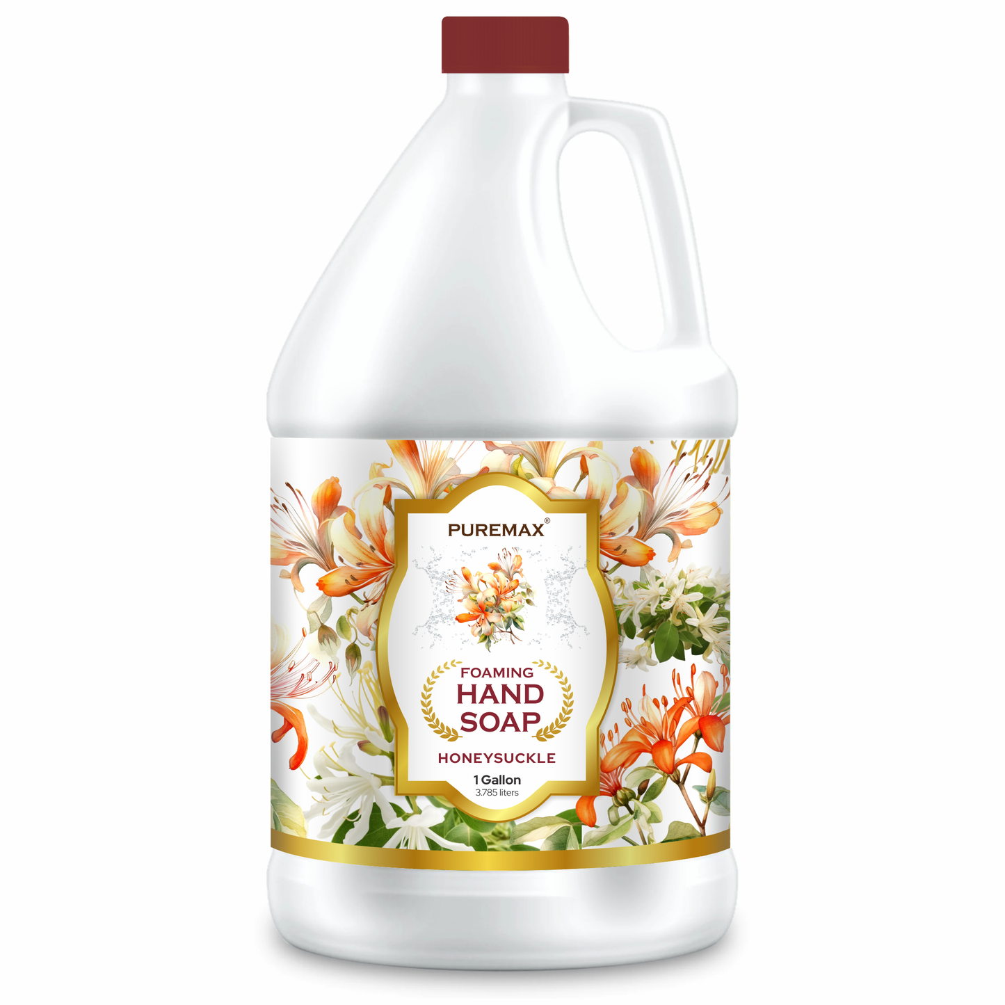 Puremax Honeysuckle Foaming Hand Soap Refill – 1 Gallon