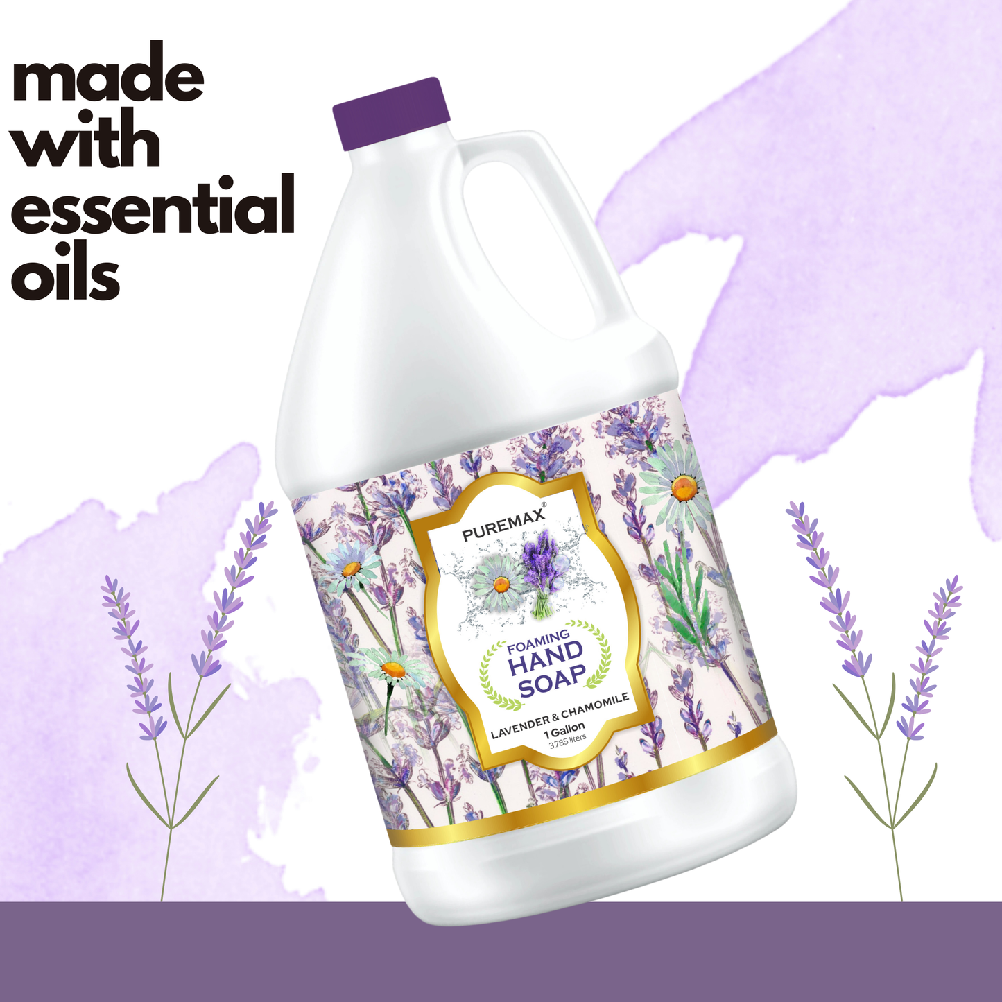 Lavender Chamomile Foaming Hand Soap Refills 1 Gallon