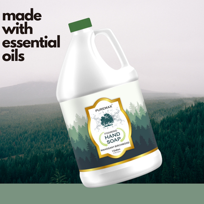 Puremax Mahogany Birchwood Foaming Hand Soap Refills 1 Gallon