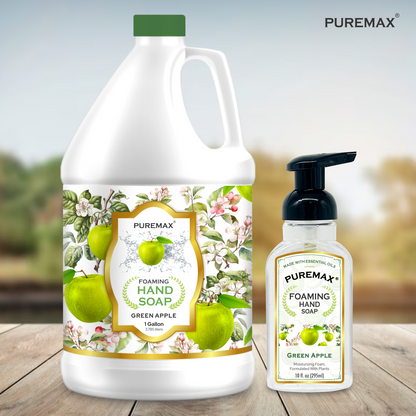 Puremax Green Apple Foaming Hand Soap – 10 fl oz (Pack of 3)