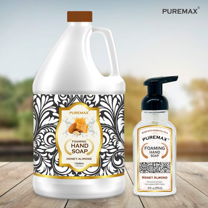 Puremax Honey Almond Foaming Hand Soap – 10 fl oz (Pack of 3)