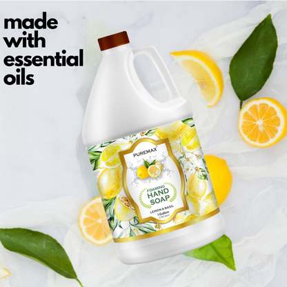 Lemon Basil Foaming Hand Soap 1 Gallon