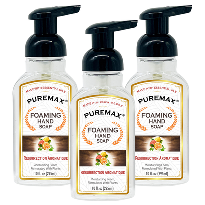 Puremax Resurrection Aromatique Foaming Hand Soap – 10 fl oz (Pack of 3)